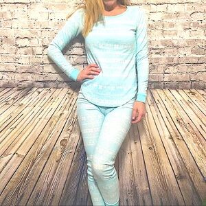 ‼️F21 NORDIC OWELS Fitted Pajama Set Size S‼️